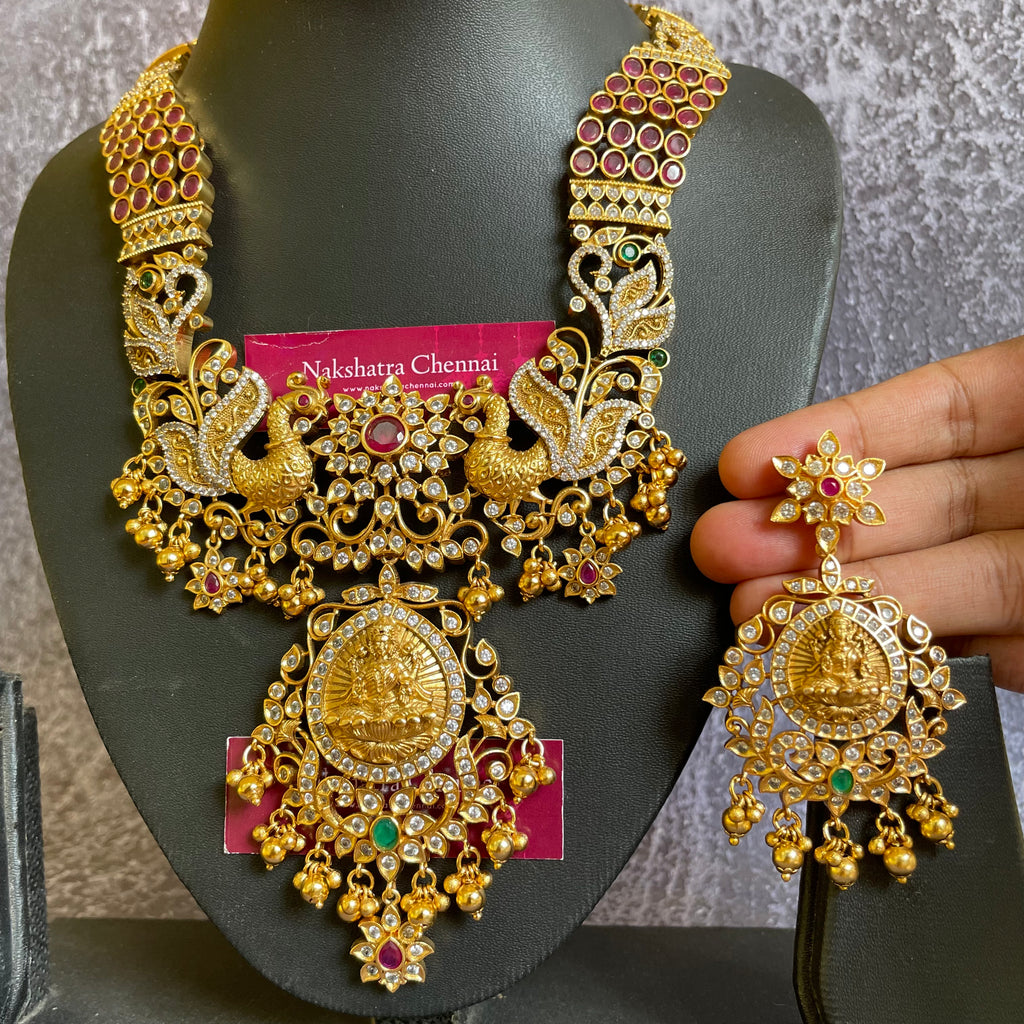 Antique gold haram hot sale with price