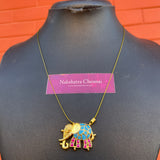 Kundan Jadau Haathi Invisible Chain (Colors Available)