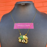 Kundan Jadau Haathi Invisible Chain (Colors Available)