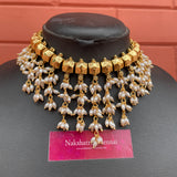 Premium Rice Pearls Layered Choker Set