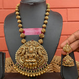 Premium Antique Matte Goddess Rudraksha Grand Short Chain set