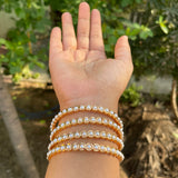 Premium Pearl Bangles (Set of 4)