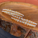 Premium Pearl Bangles (Set of 4)